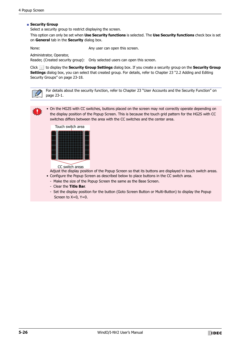 IDEC High Performance Series User Manual | Page 278 / 1448