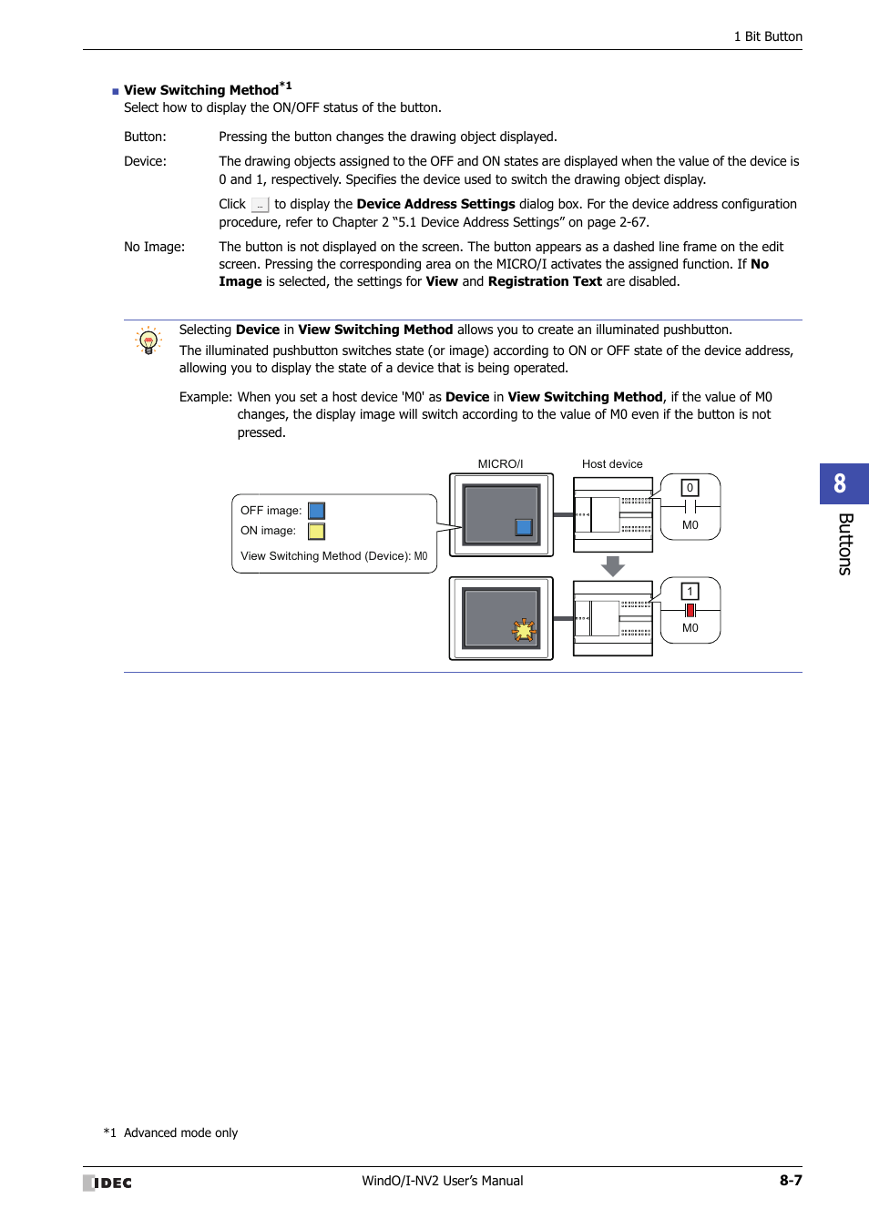 Bu tton s | IDEC High Performance Series User Manual | Page 331 / 1448