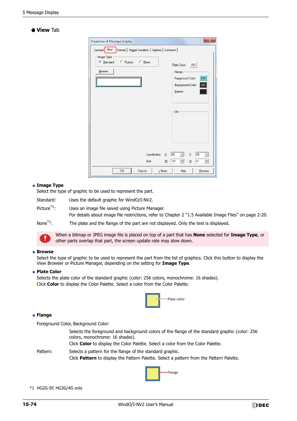 View tab | IDEC High Performance Series User Manual | Page 586 / 1448