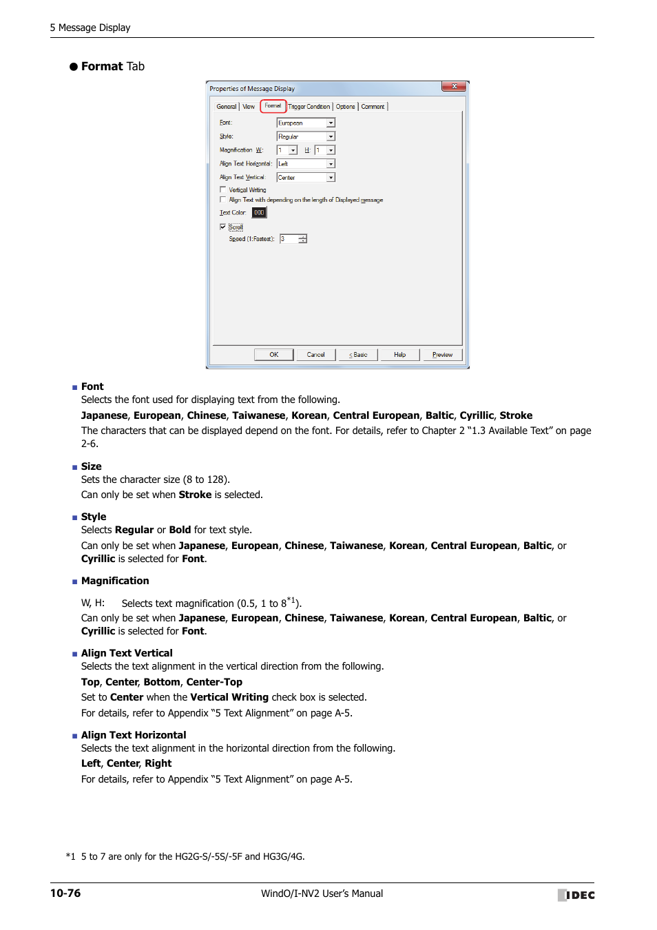 Format tab | IDEC High Performance Series User Manual | Page 588 / 1448
