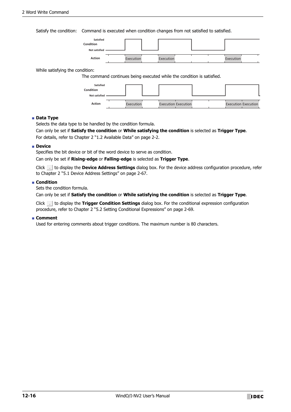 IDEC High Performance Series User Manual | Page 752 / 1448
