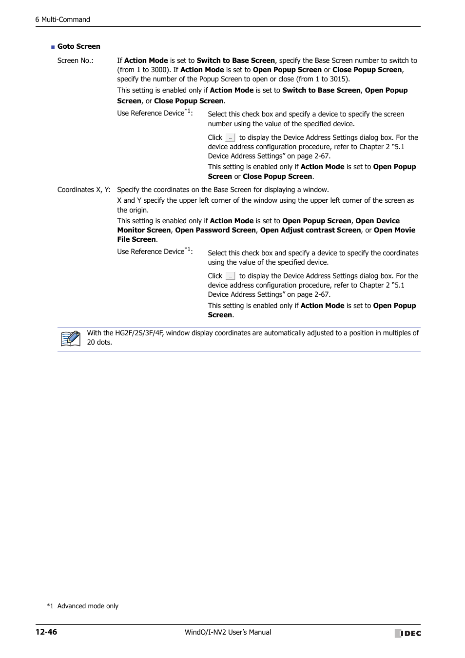 IDEC High Performance Series User Manual | Page 782 / 1448