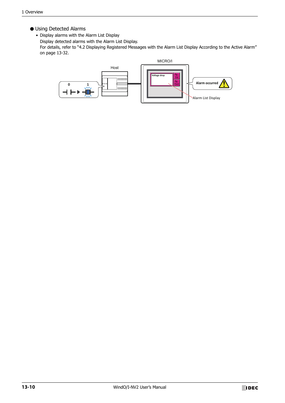 Using detected alarms | IDEC High Performance Series User Manual | Page 808 / 1448