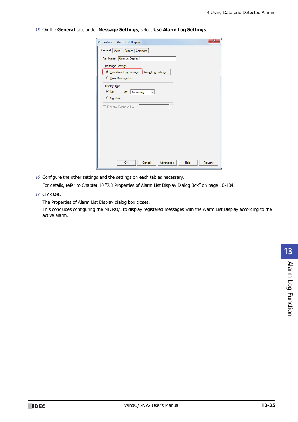 IDEC High Performance Series User Manual | Page 833 / 1448