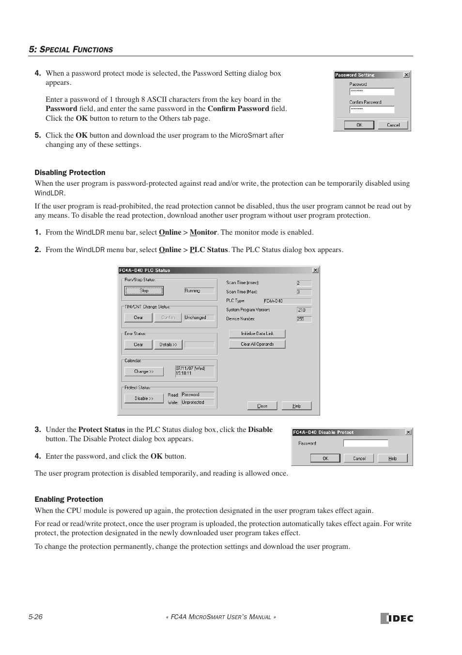 IDEC MicroSmart User Manual | Page 146 / 525