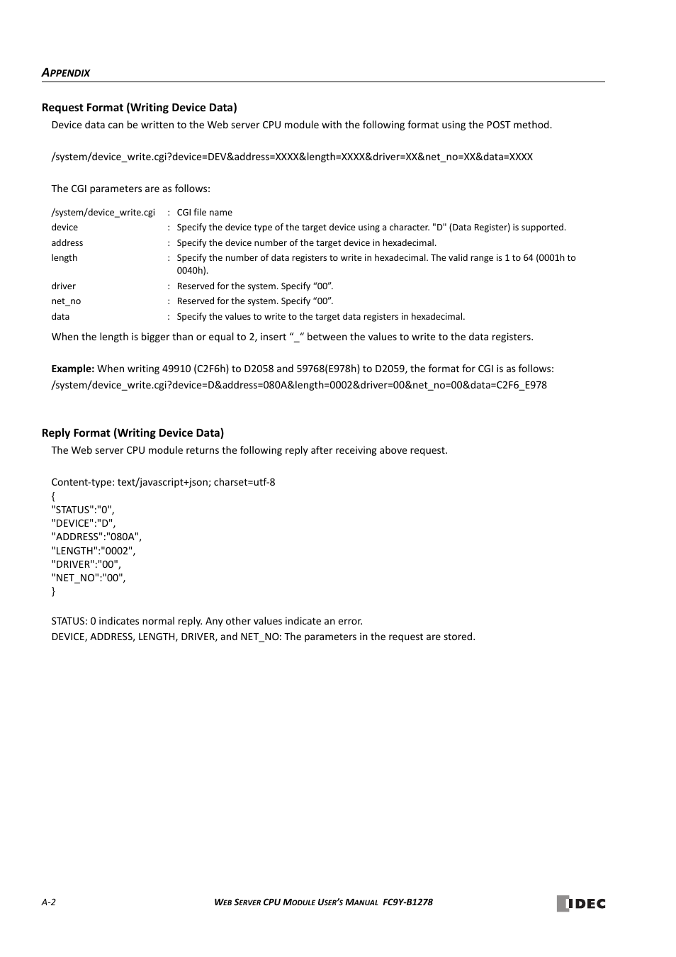 IDEC MicroSmart Pentra User Manual | Page 156 / 168