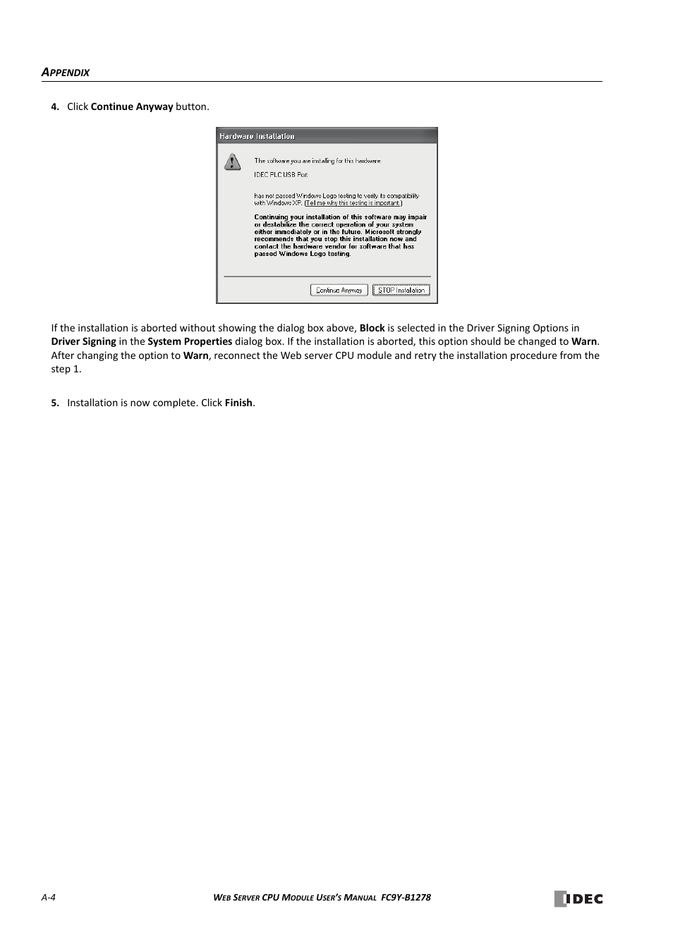 IDEC MicroSmart Pentra User Manual | Page 158 / 168