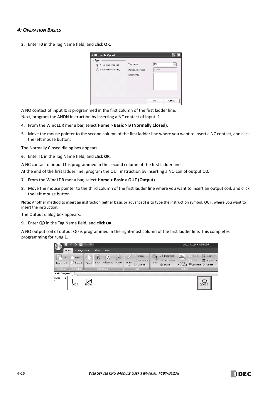 IDEC MicroSmart Pentra User Manual | Page 56 / 168