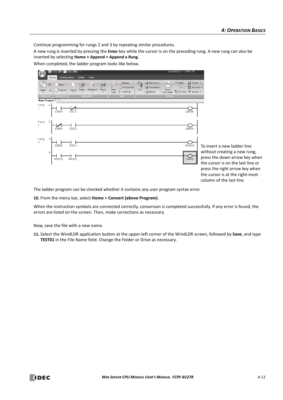 IDEC MicroSmart Pentra User Manual | Page 57 / 168