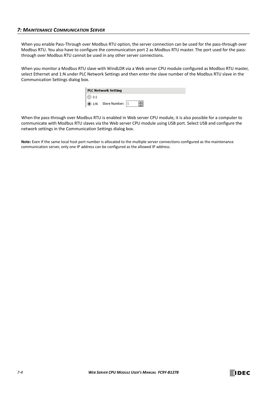 IDEC MicroSmart Pentra User Manual | Page 80 / 168