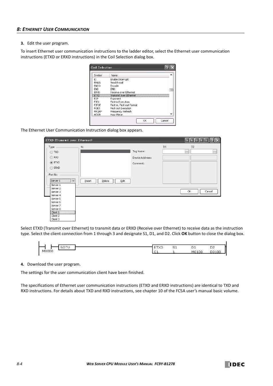 IDEC MicroSmart Pentra User Manual | Page 84 / 168