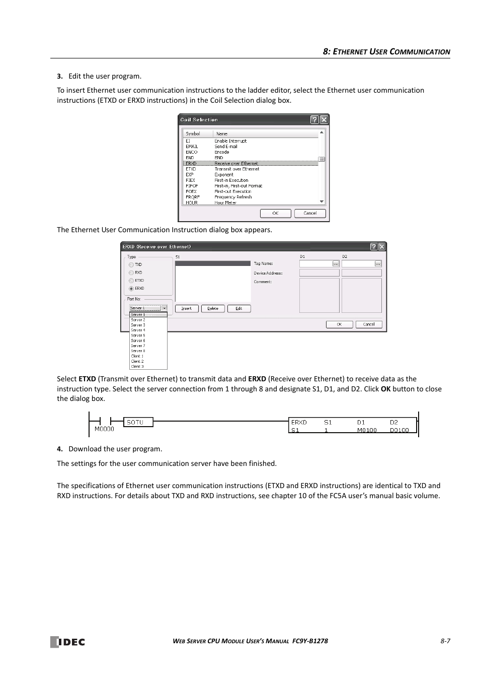 IDEC MicroSmart Pentra User Manual | Page 87 / 168