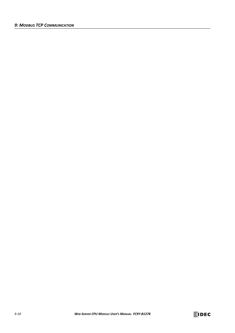 Tcp c | IDEC MicroSmart Pentra User Manual | Page 98 / 168