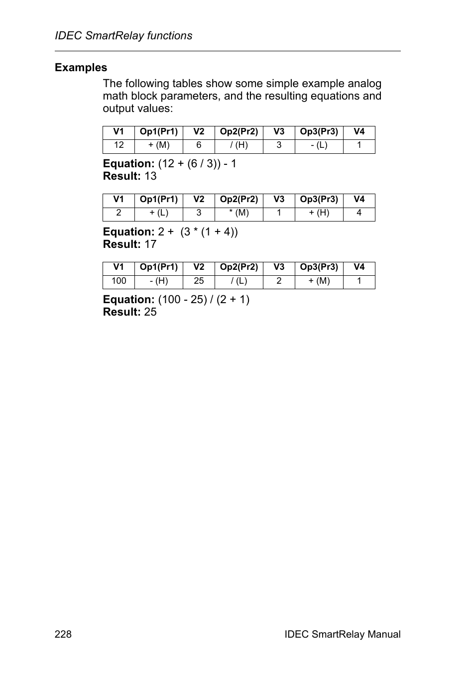 IDEC FL1E SmartRelay User Manual | Page 242 / 356