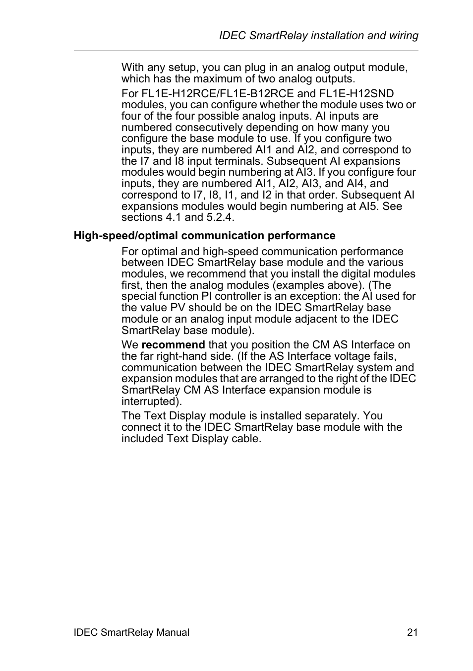 IDEC FL1E SmartRelay User Manual | Page 35 / 356