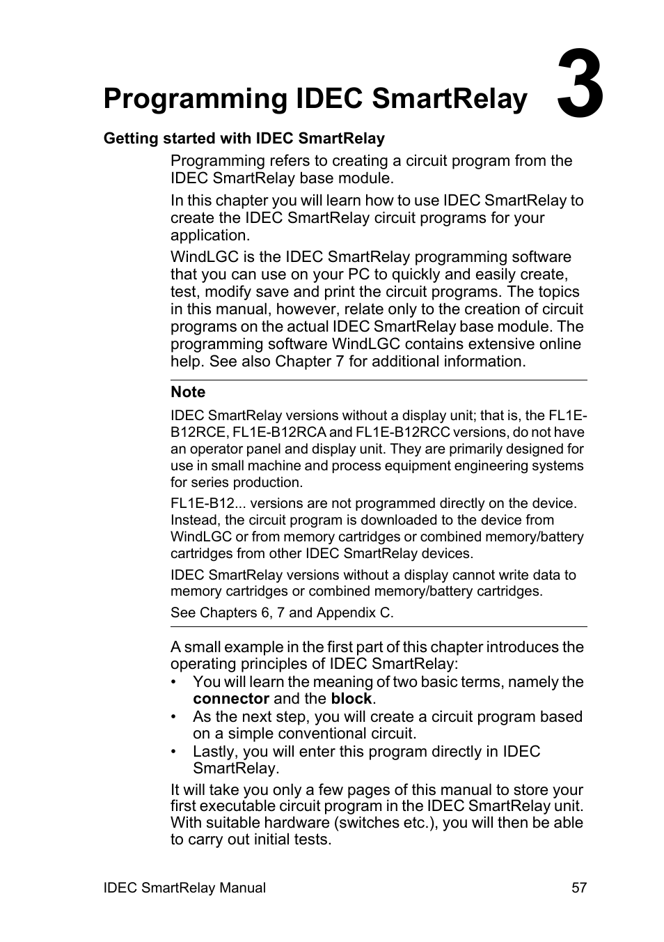 Programming idec smartrelay | IDEC FL1E SmartRelay User Manual | Page 71 / 356