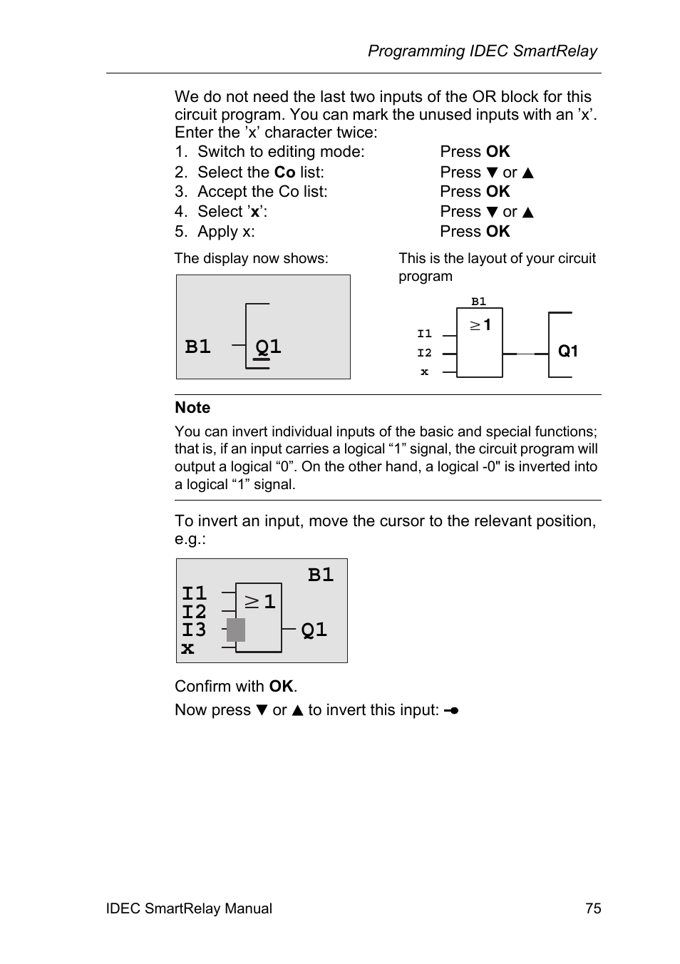 Q1 b1 | IDEC FL1E SmartRelay User Manual | Page 89 / 356