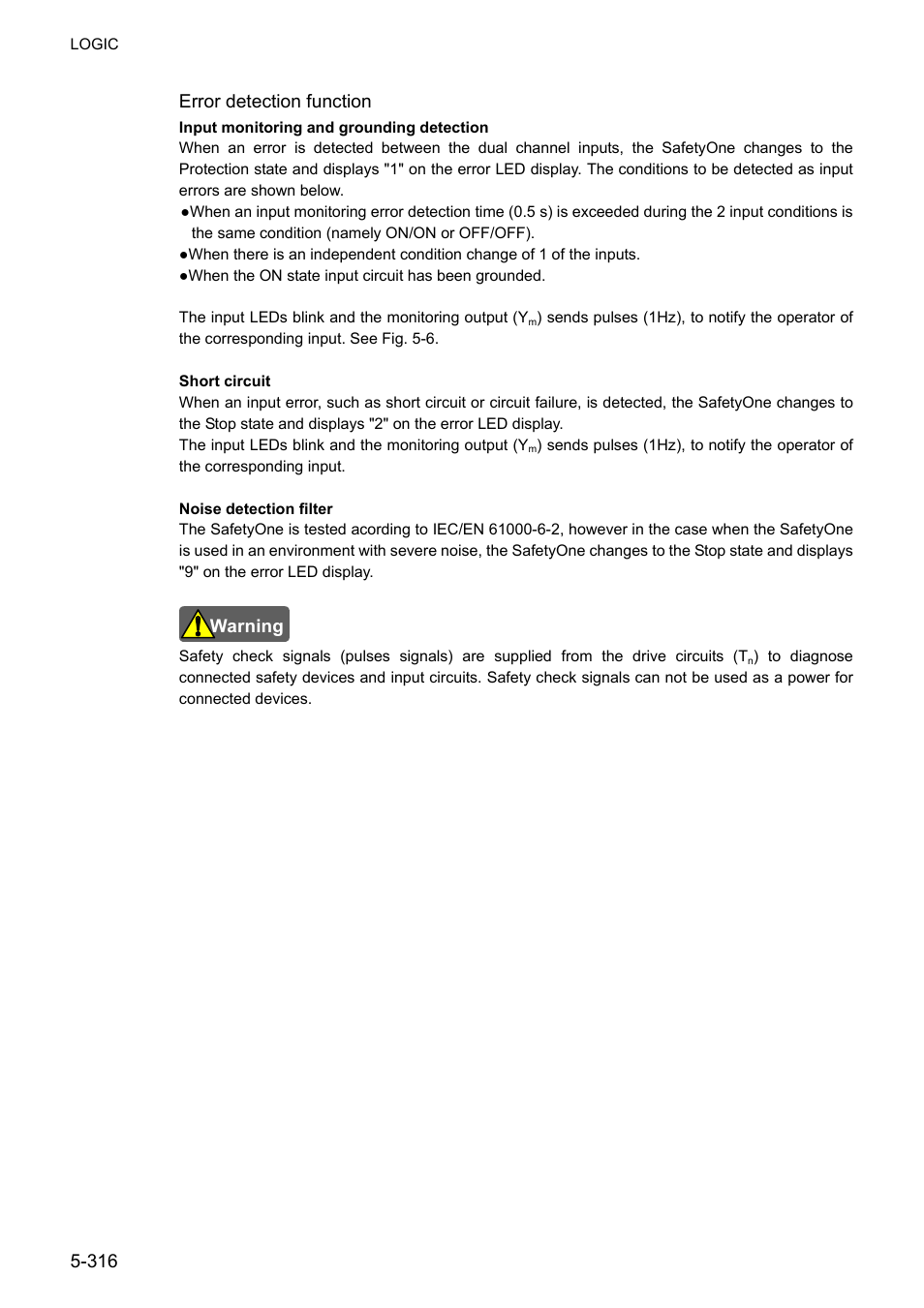 Error detection function | IDEC FS1A Controller User Manual | Page 364 / 400