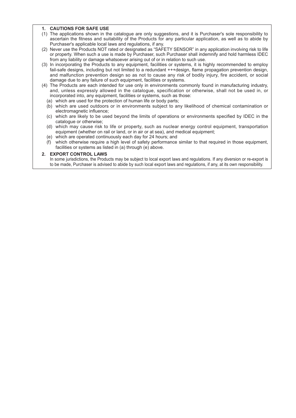 IDEC SE4D Type 4 Hand User Manual | Page 35 / 36