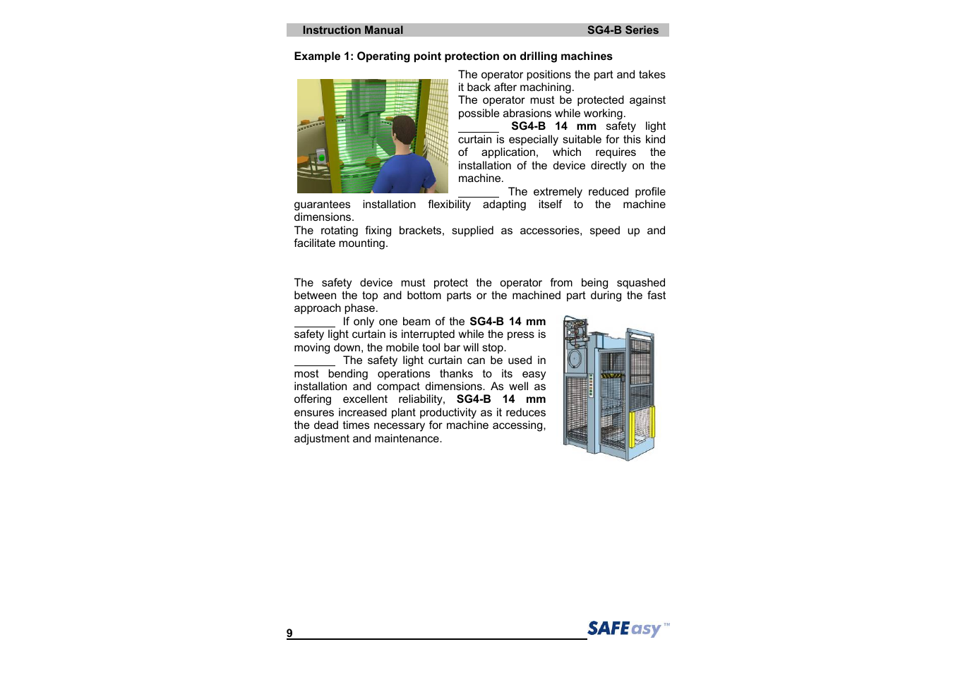IDEC SG4 Type 4 Finger & Hand User Manual | Page 13 / 66