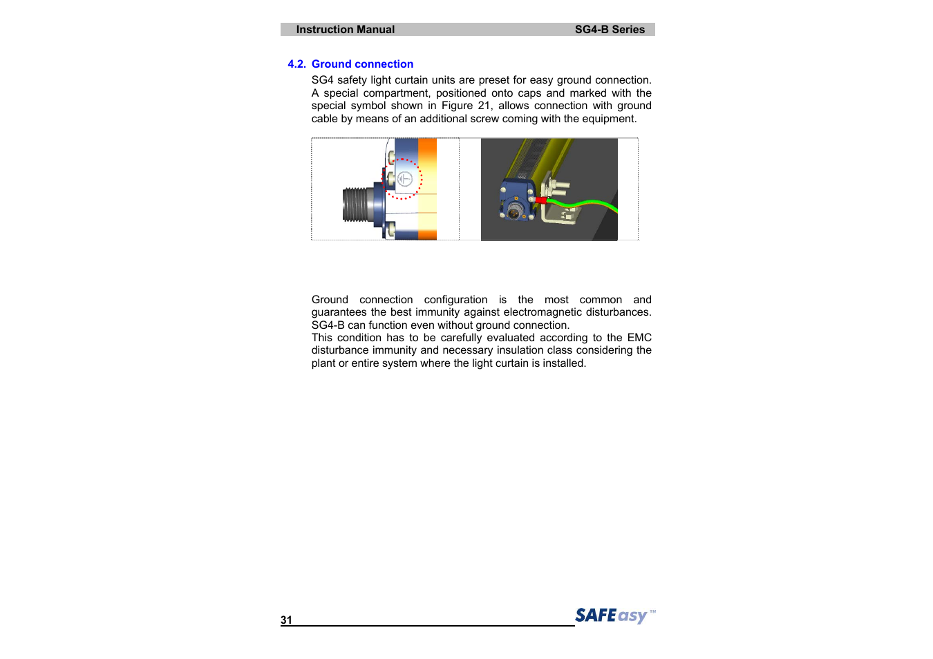 IDEC SG4 Type 4 Finger & Hand User Manual | Page 35 / 66
