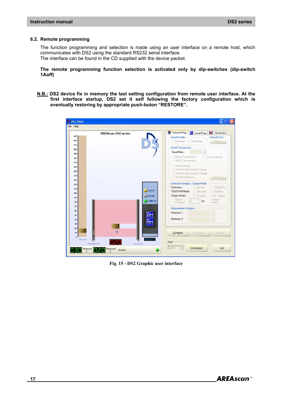 Remote programming | IDEC DS2_Series User Manual | Page 18 / 45