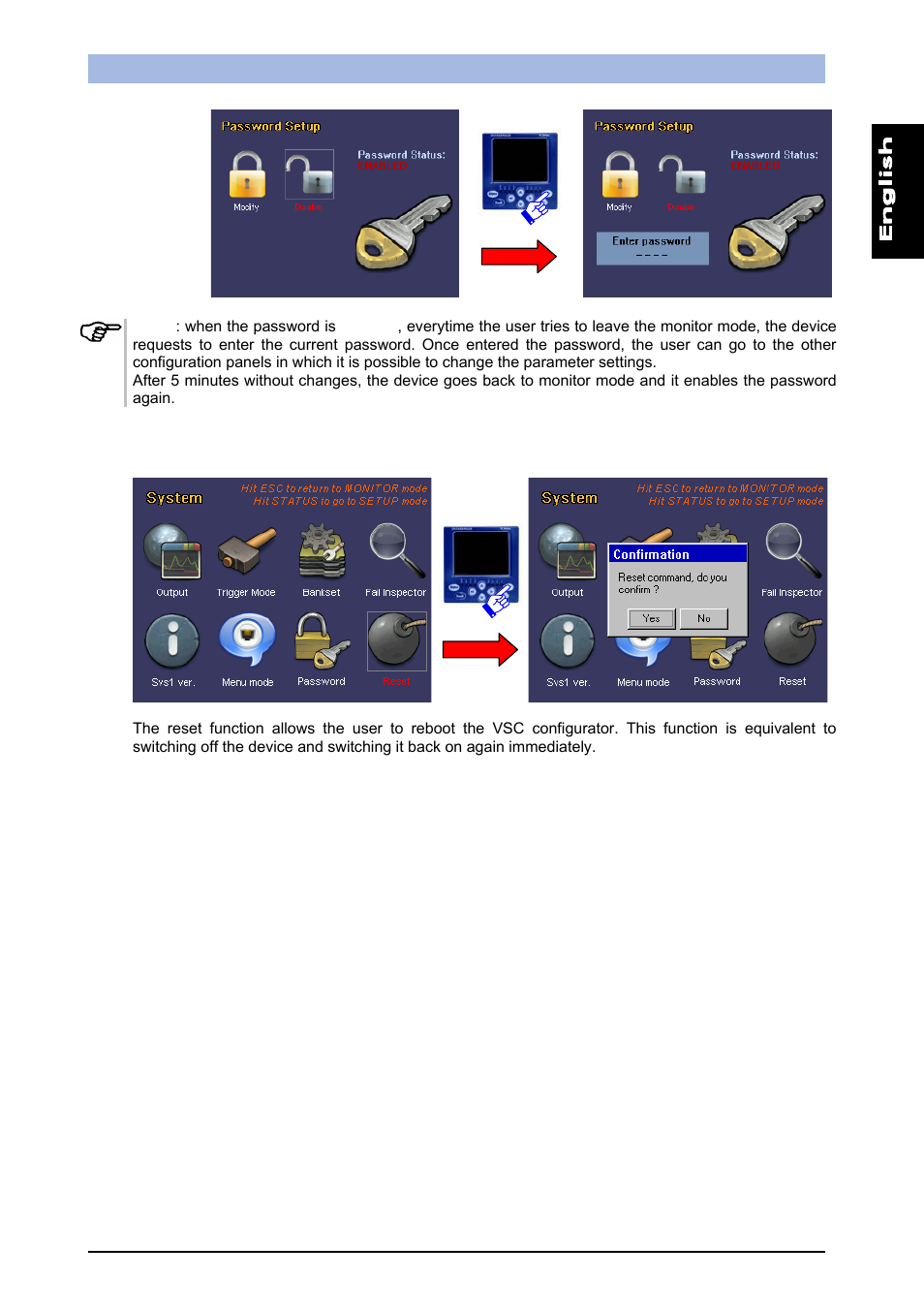 Reset | IDEC DATAVS1 Series User Manual | Page 42 / 83
