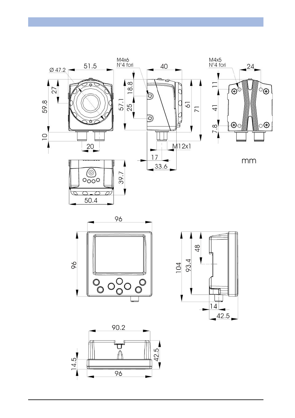 Overall dimensions, Instruction manual svs1 series | IDEC DATAVS1 Series User Manual | Page 73 / 83