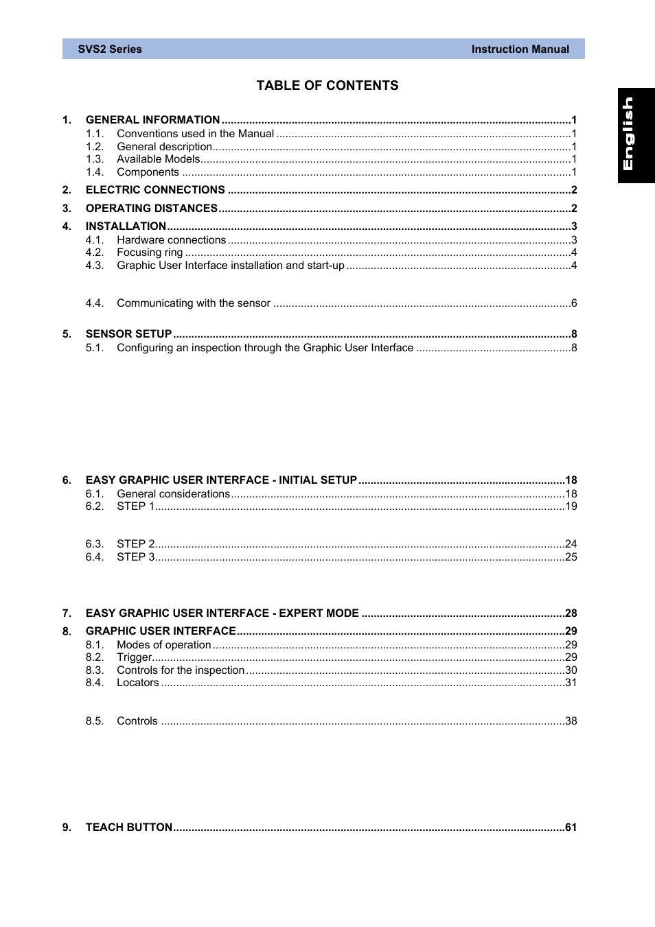 IDEC DATAVS2 Series User Manual | Page 4 / 83