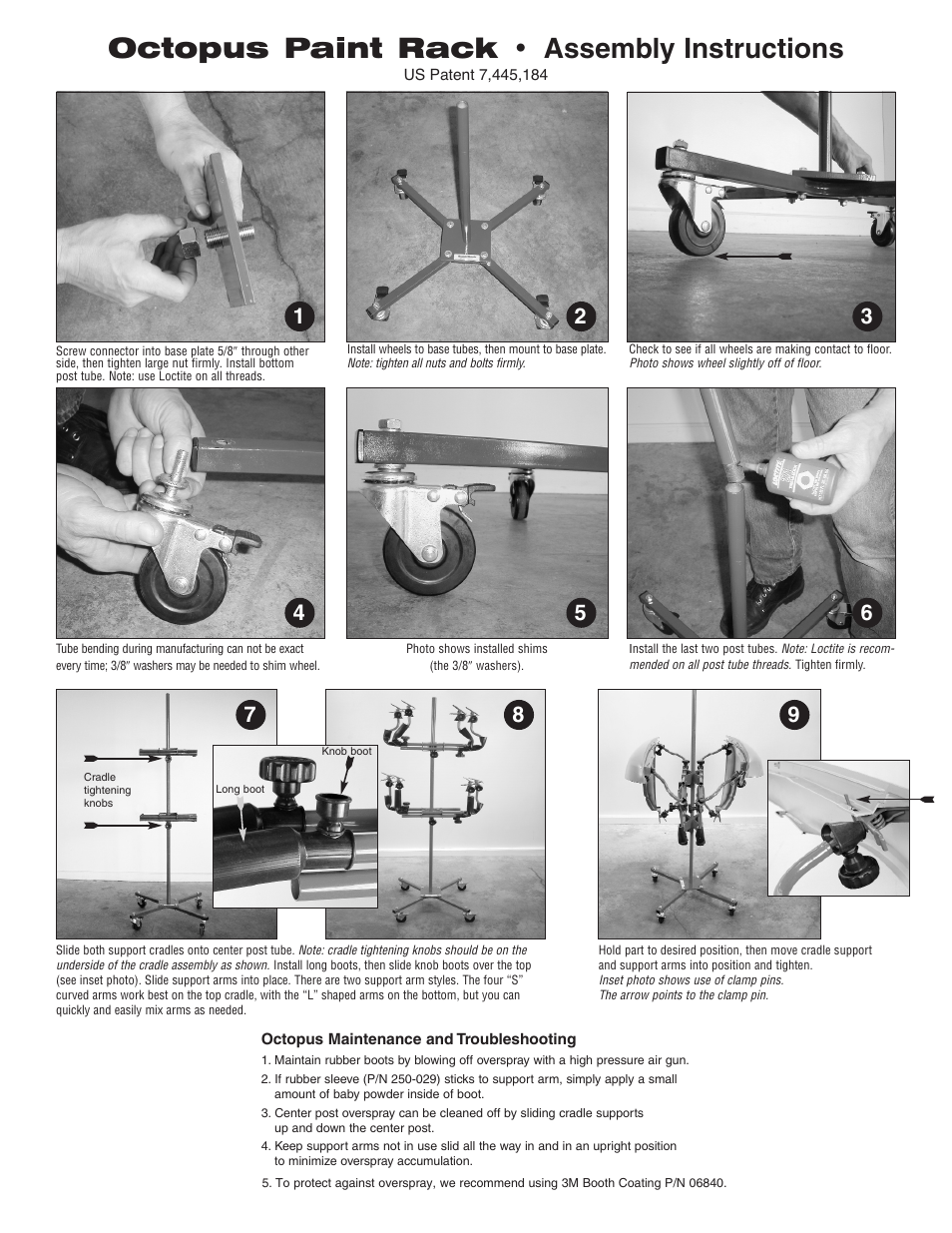 Innovative Tools & Technologies Innovative Octopus Paint Rack™ User Manual | 2 pages