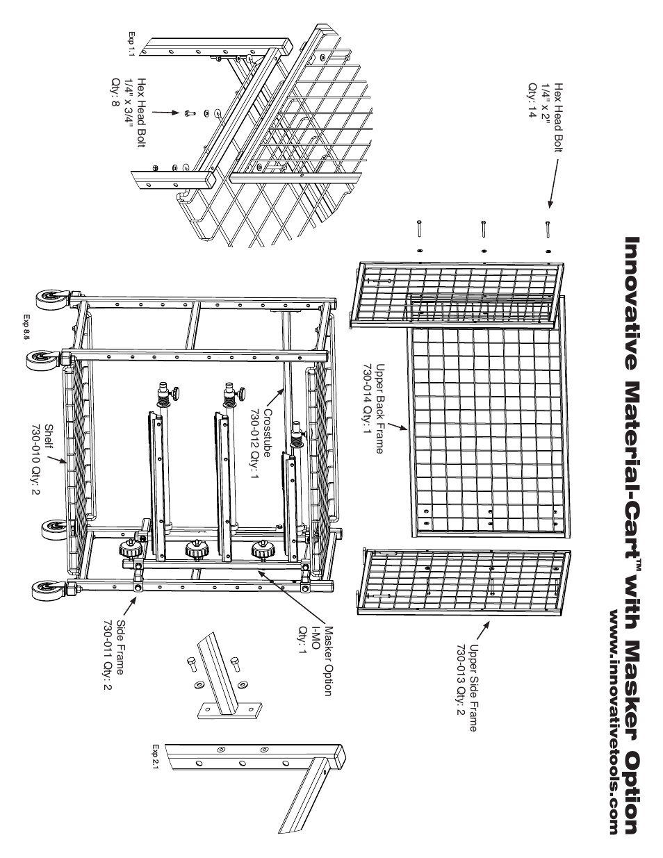 Innovative Tools & Technologies Innovative Painters Prep Cart™ with Masker User Manual | Page 2 / 2