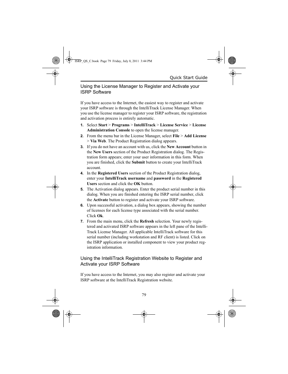 IntelliTrack Inventory Shipping Receiving Picking (ISRP) User Manual | Page 87 / 92