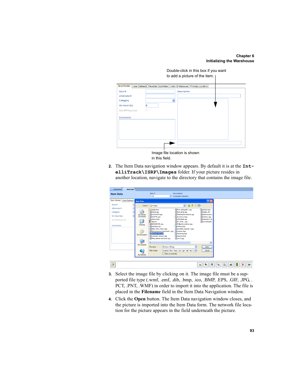 IntelliTrack Inventory Shipping Receiving Picking (ISRP) User Manual | Page 121 / 398