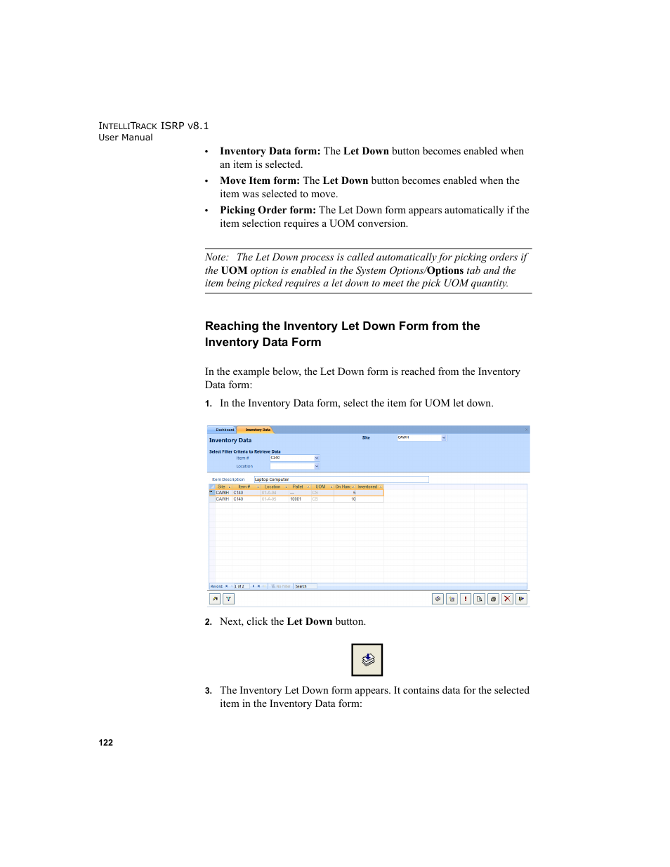 IntelliTrack Inventory Shipping Receiving Picking (ISRP) User Manual | Page 150 / 398