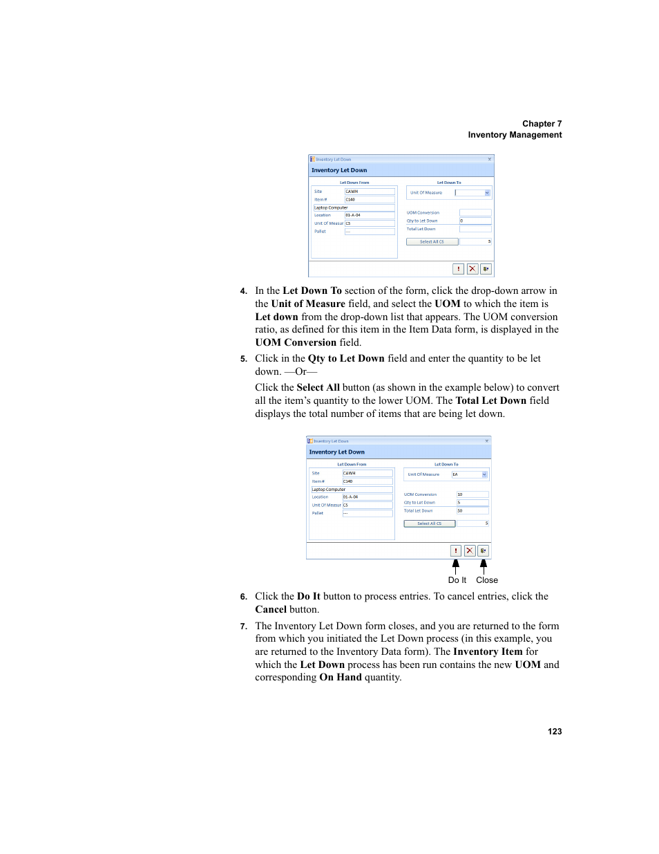 IntelliTrack Inventory Shipping Receiving Picking (ISRP) User Manual | Page 151 / 398