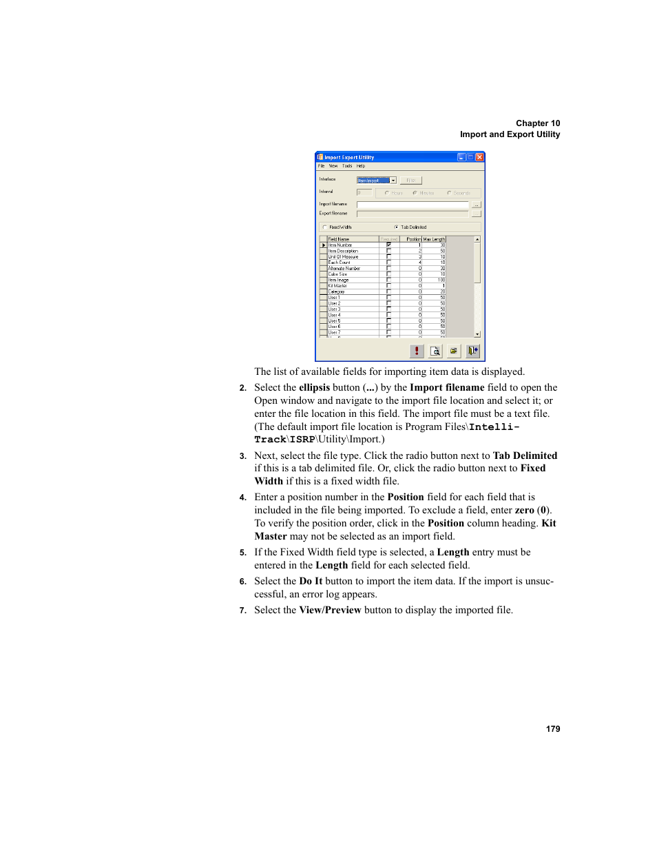 IntelliTrack Inventory Shipping Receiving Picking (ISRP) User Manual | Page 207 / 398