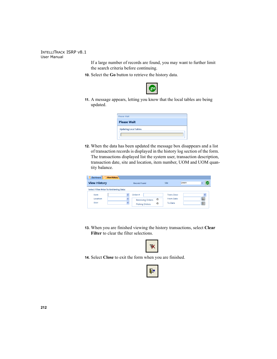 IntelliTrack Inventory Shipping Receiving Picking (ISRP) User Manual | Page 240 / 398