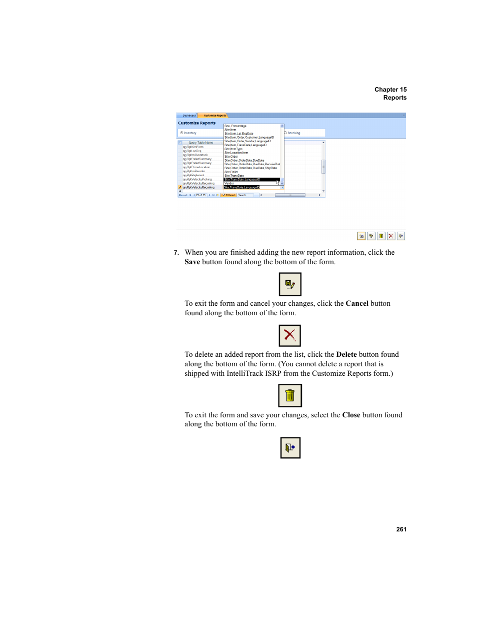 IntelliTrack Inventory Shipping Receiving Picking (ISRP) User Manual | Page 289 / 398