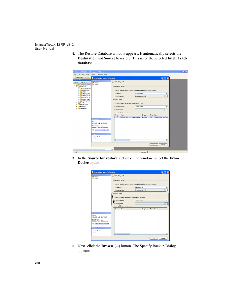 IntelliTrack Inventory Shipping Receiving Picking (ISRP) User Manual | Page 316 / 398