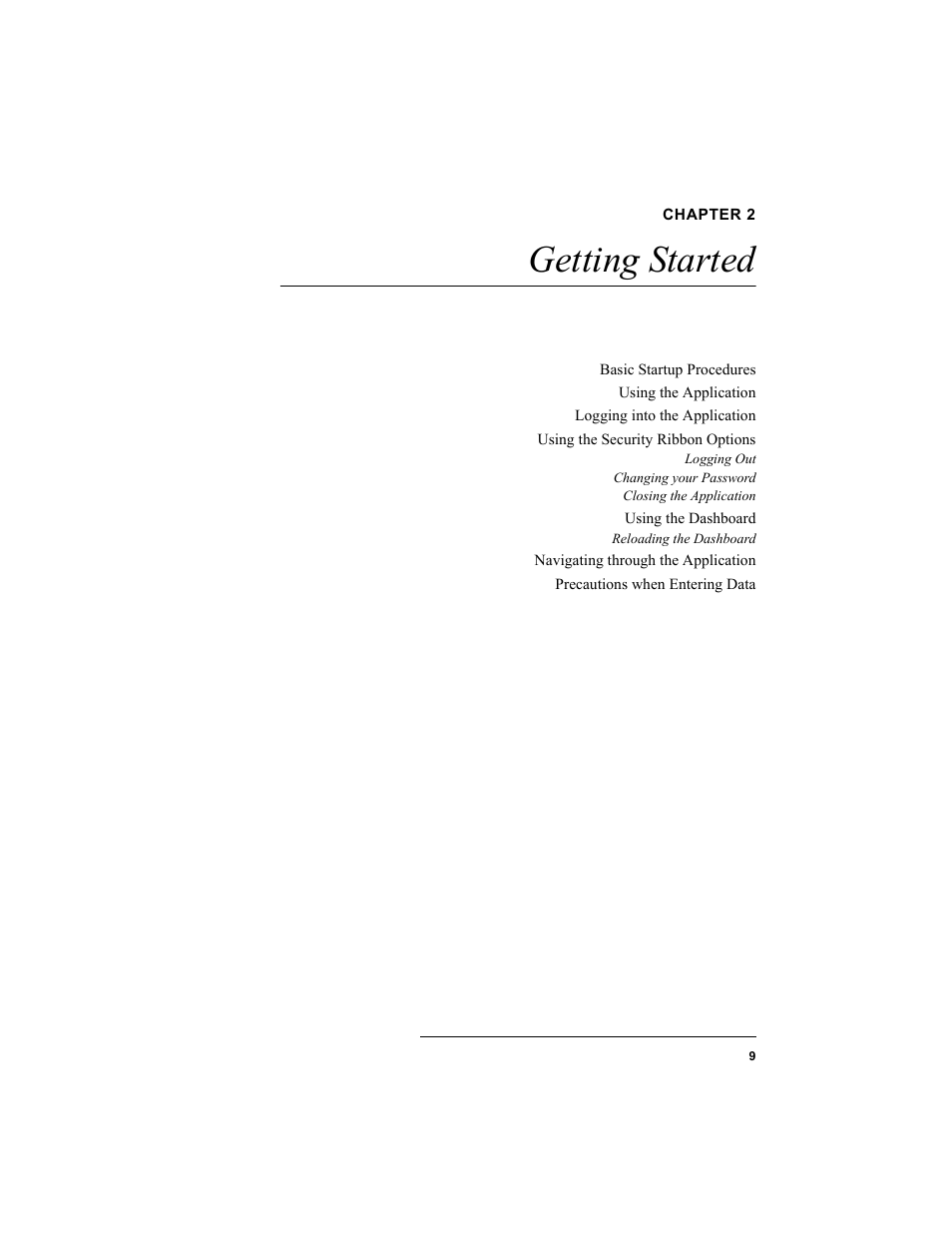 Chapter 2, Getting started, Chapter 2: getting started | IntelliTrack Inventory Shipping Receiving Picking (ISRP) User Manual | Page 37 / 398