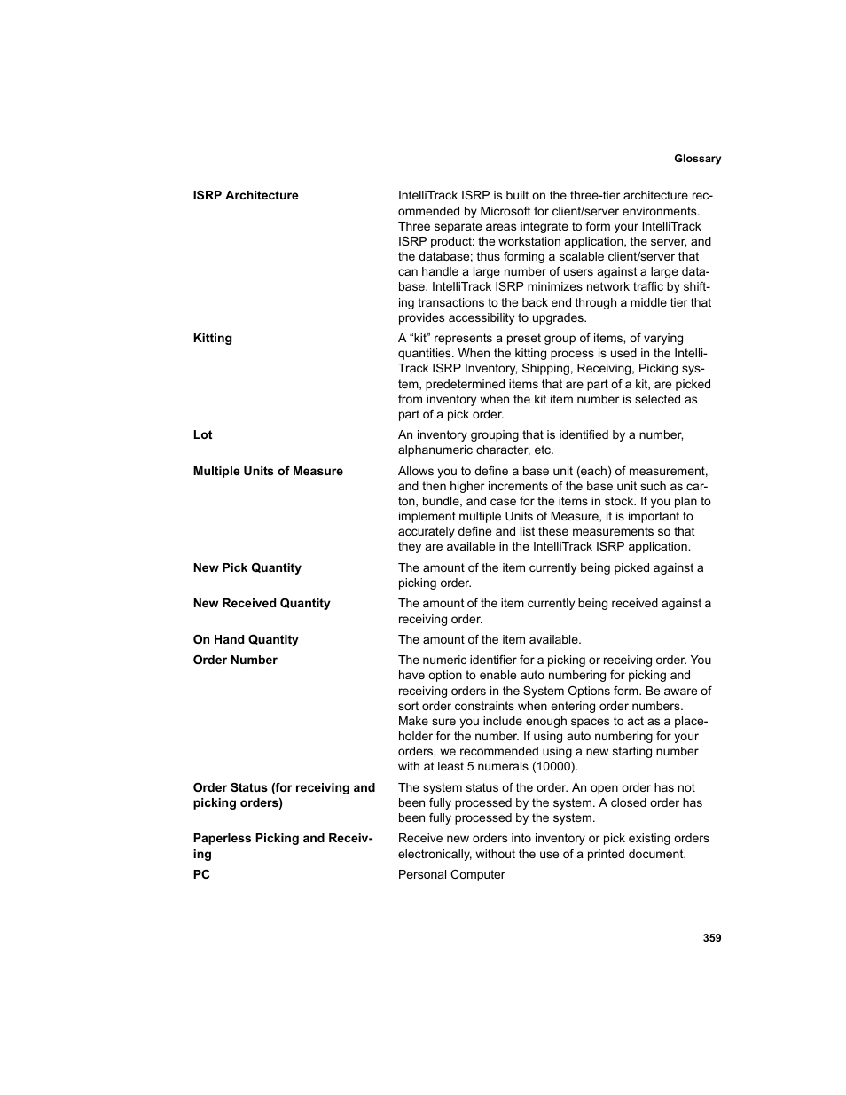 IntelliTrack Inventory Shipping Receiving Picking (ISRP) User Manual | Page 387 / 398