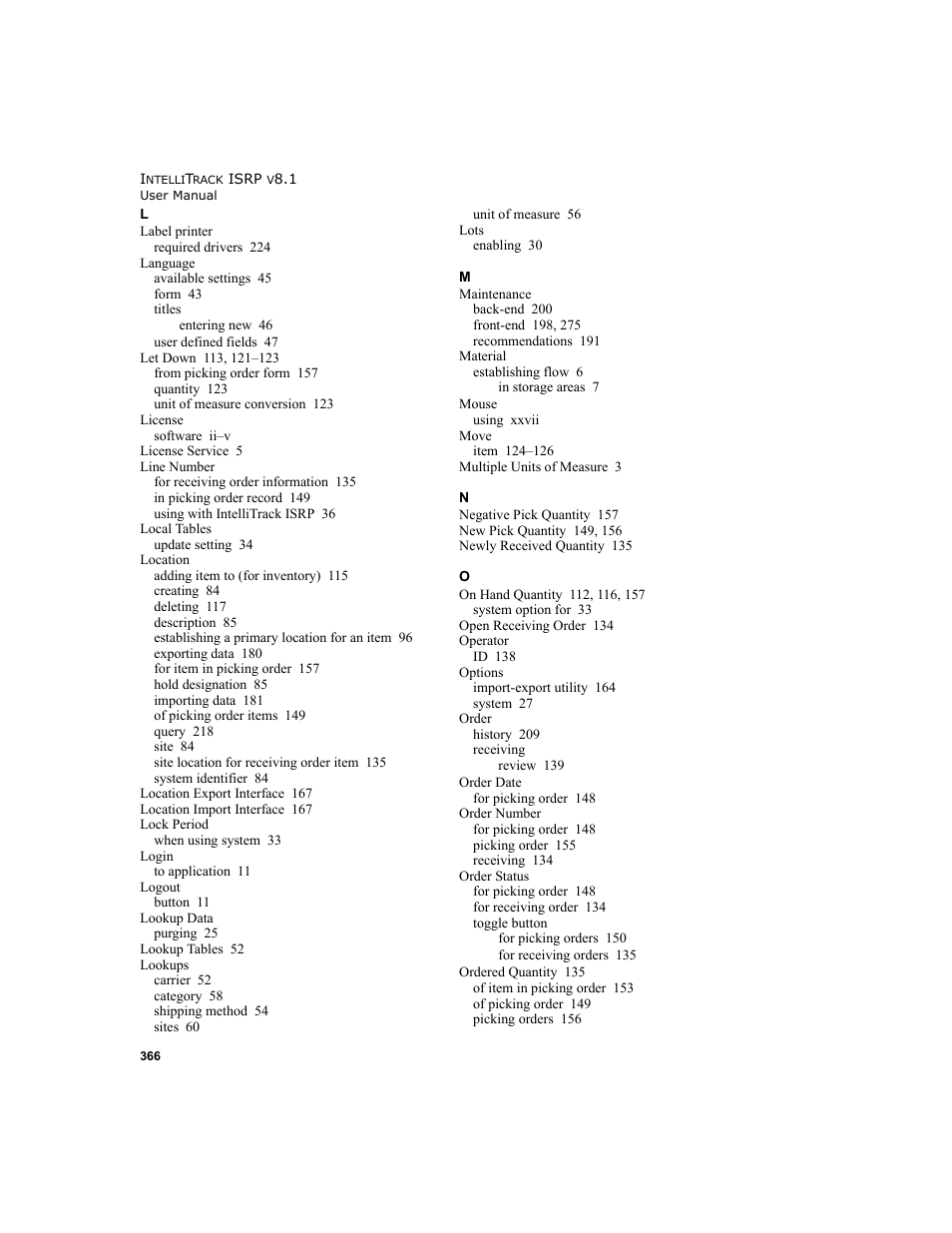 IntelliTrack Inventory Shipping Receiving Picking (ISRP) User Manual | Page 394 / 398