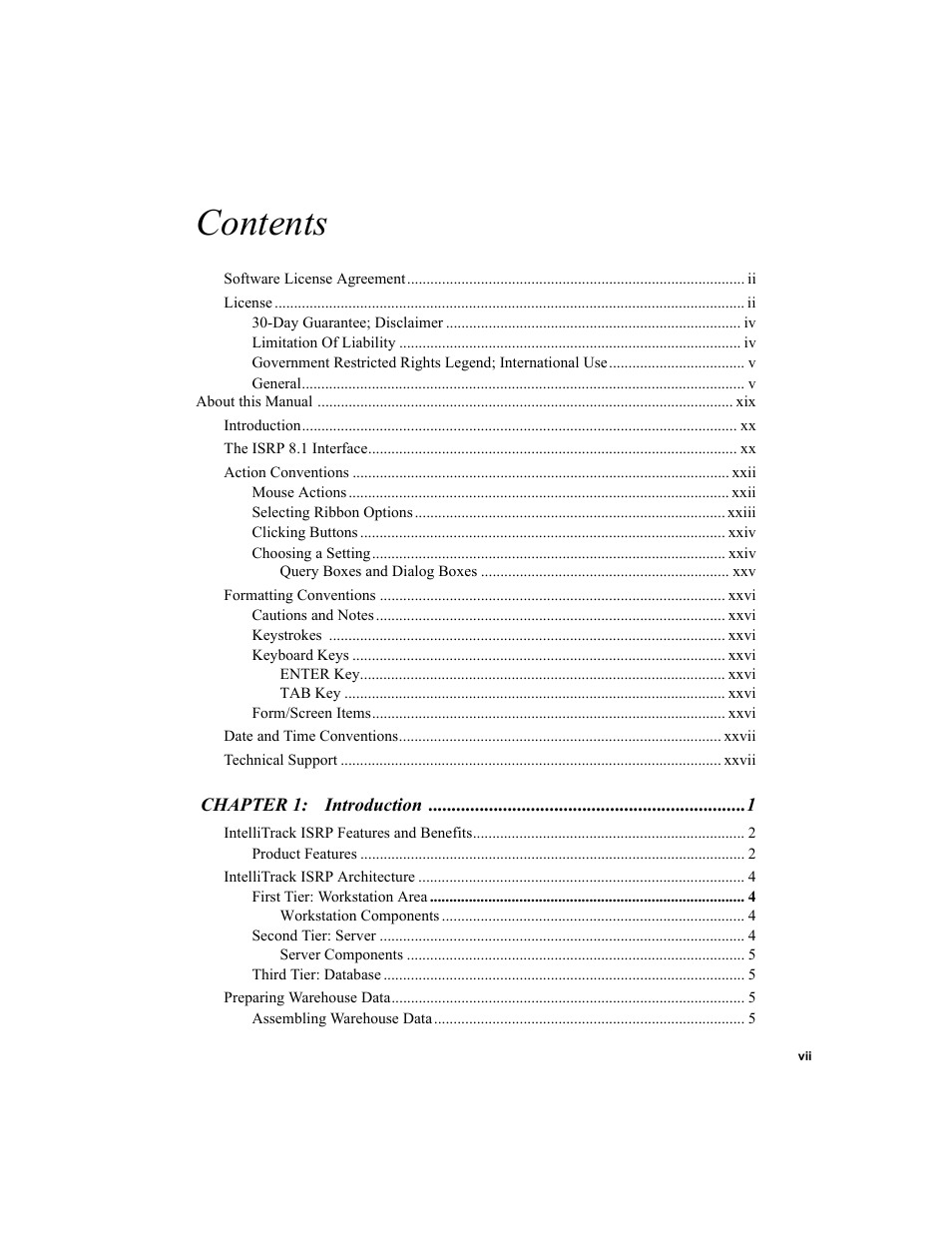 IntelliTrack Inventory Shipping Receiving Picking (ISRP) User Manual | Page 7 / 398