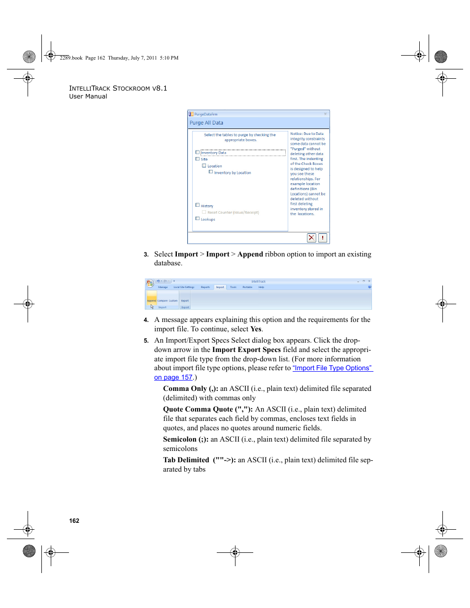 IntelliTrack Stockroom Inventory User Manual | Page 190 / 424