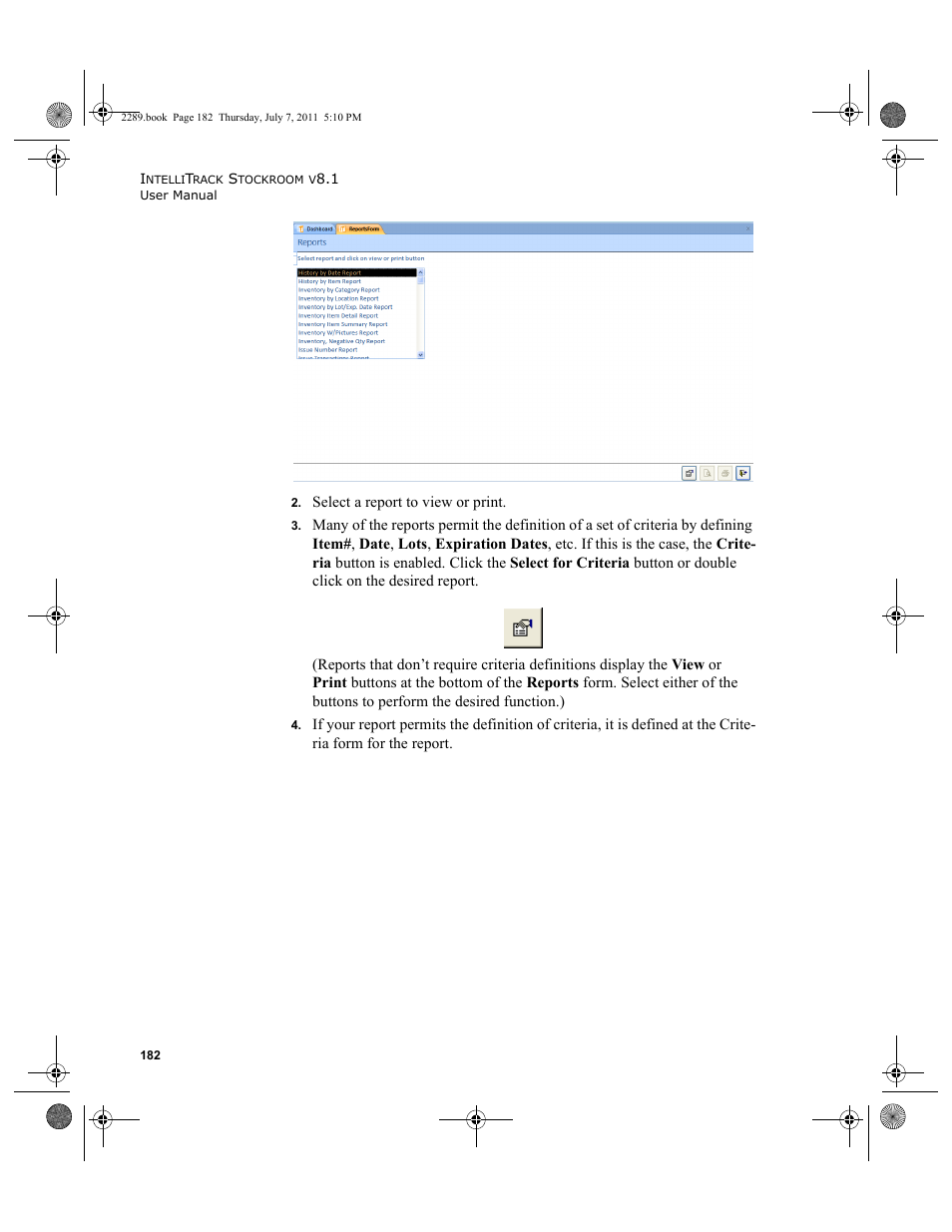IntelliTrack Stockroom Inventory User Manual | Page 210 / 424