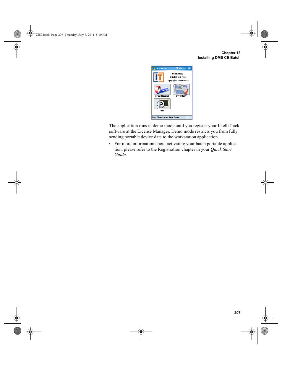 IntelliTrack Stockroom Inventory User Manual | Page 235 / 424