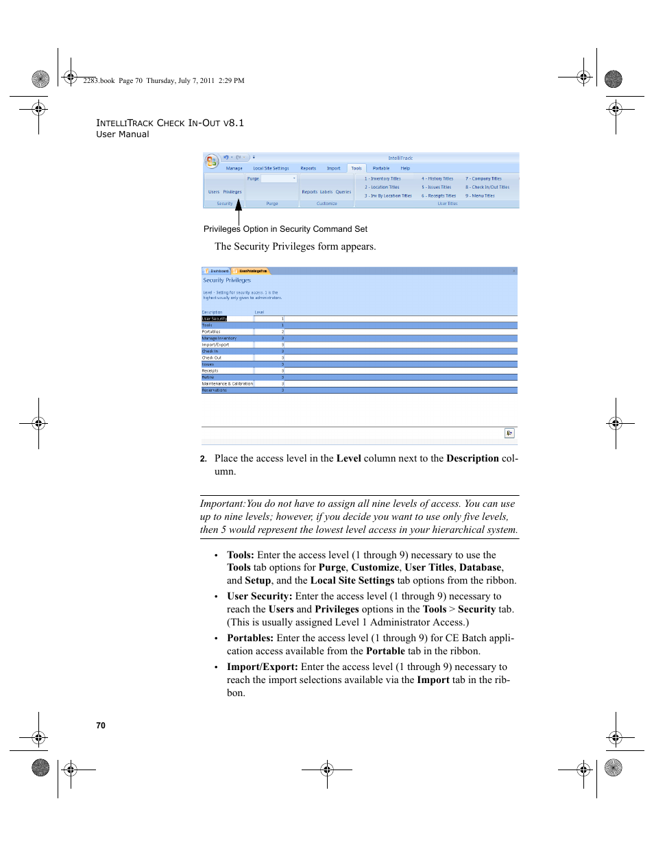 IntelliTrack Check In/Out User Manual | Page 100 / 564