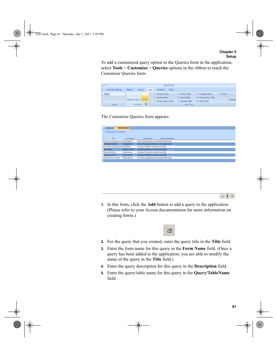 IntelliTrack Check In/Out User Manual | Page 111 / 564