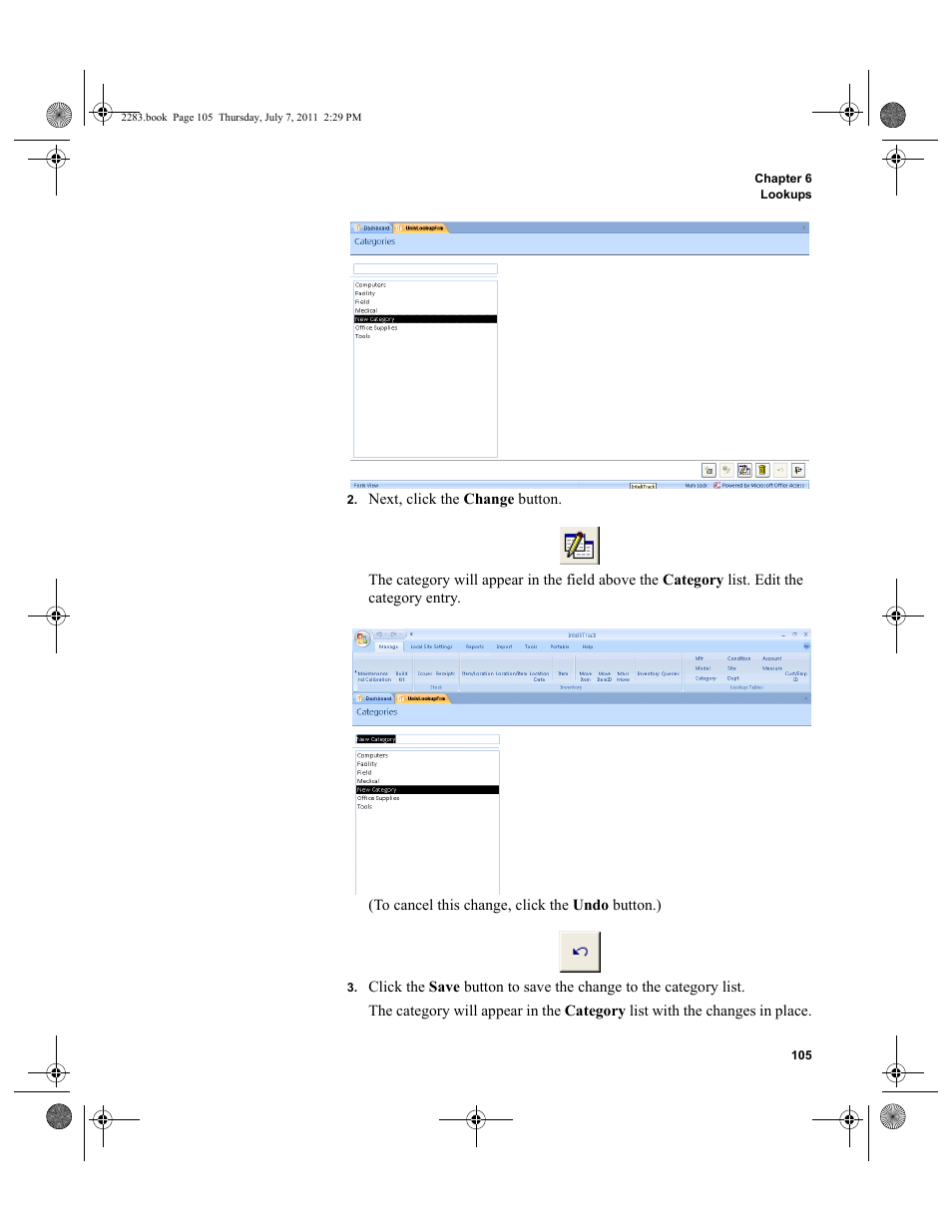 IntelliTrack Check In/Out User Manual | Page 135 / 564