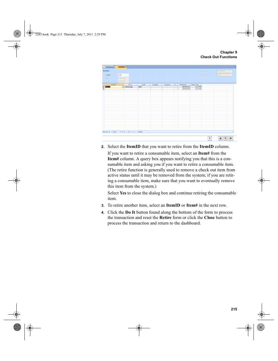 IntelliTrack Check In/Out User Manual | Page 245 / 564